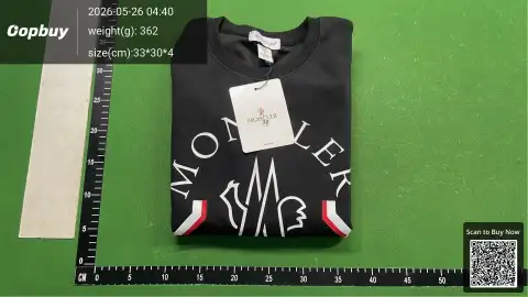 Moncler Logo Gray Crewneck Sweatshirt -4