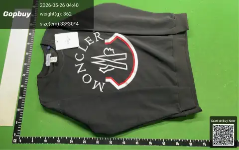Moncler Logo Gray Crewneck Sweatshirt -5