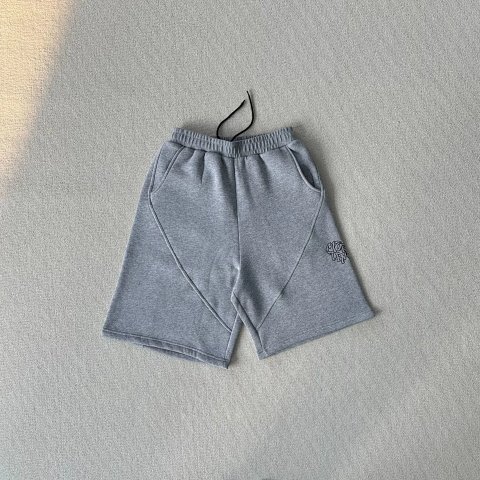 Graphic Gray Sweat Shorts