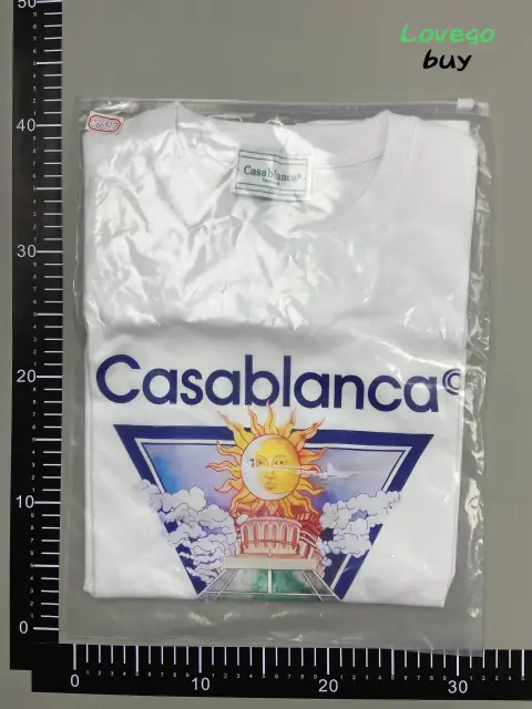 Casablanca Arch Graphic Black T-Shirt -3