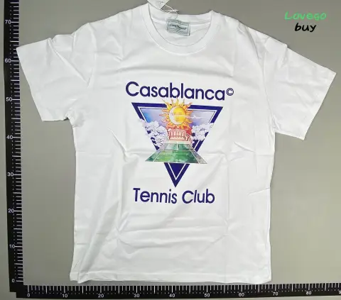 Casablanca Arch Graphic Black T-Shirt -4
