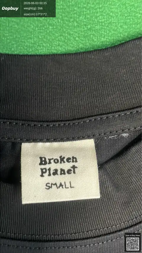 Broken Planet Graphic Black T-Shirt -2