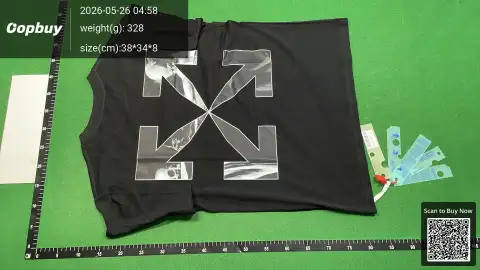 Off-White Arrow Logo White T-Shirt -5