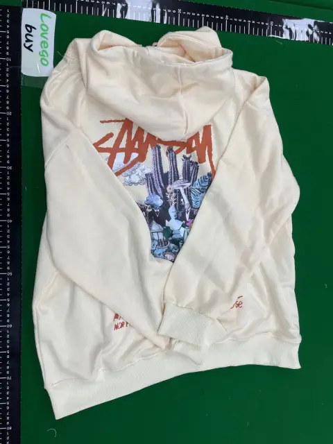Stussy Circle Logo Navy Hoodie -3