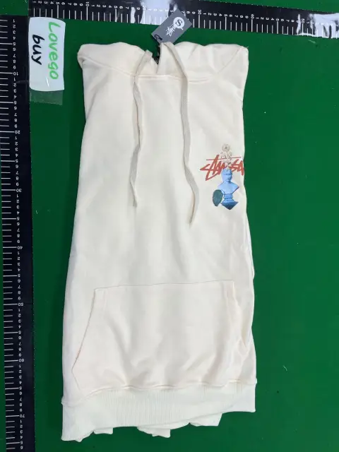 Stussy Circle Logo Navy Hoodie -4