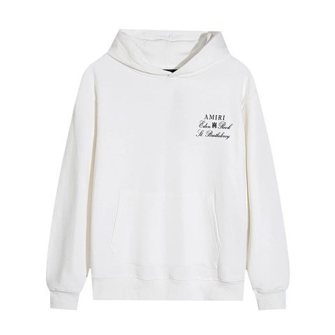 Amiri Logo White Pullover Hood