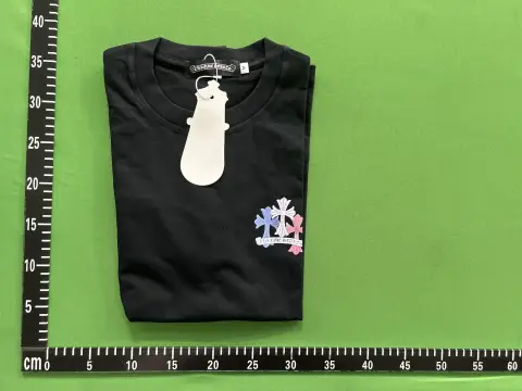 Chrome Hearts Cross Logo Dark Green T-Shirt -5