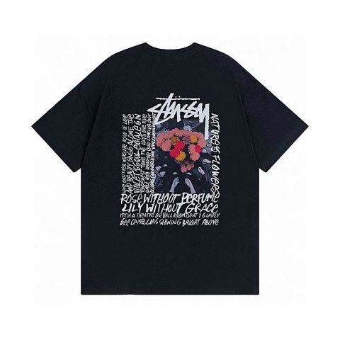 Stussy Graphic Black T-Shirt