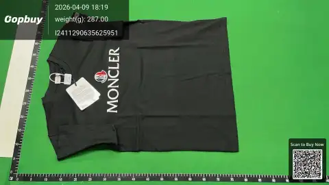 Moncler Logo Black T-Shirt -5