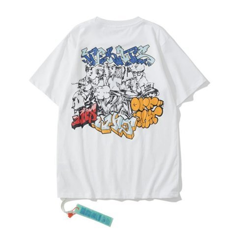 Graphic Print White T-Shirt