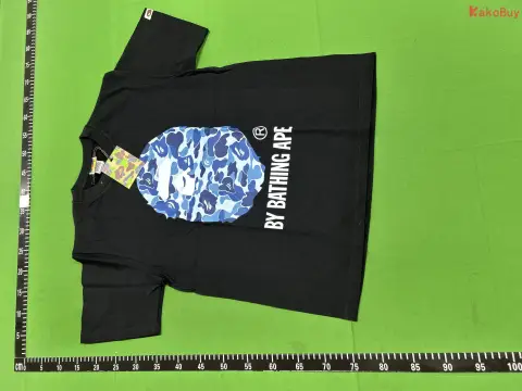 Bape Heart Graphic Black T-Shirt -3