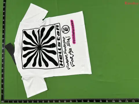 Graphic Print Gray T-Shirt -5