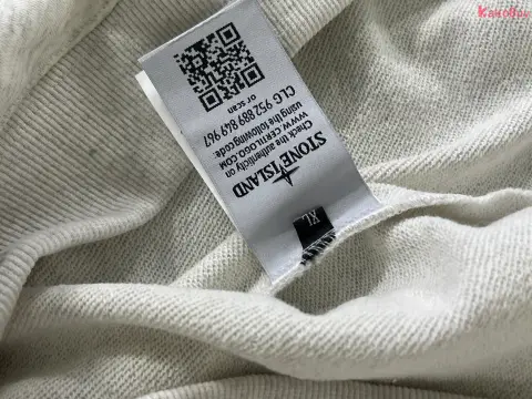 Stone Island Logo White Crewneck Sweatshirt -2