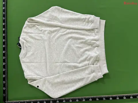 Stone Island Logo White Crewneck Sweatshirt -4
