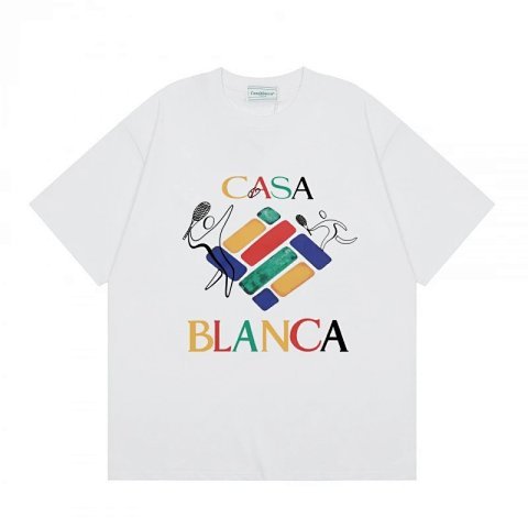 Casablanca Logo White T-Shirt