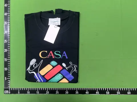 Casablanca Logo White T-Shirt -4