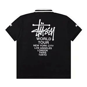 Stussy World Tour Black T-Shir