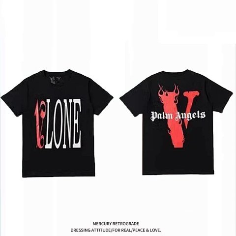 Palm Angels Love Graphic Black