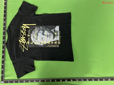 Stussy Portrait Graphic Black T-Shirt -3