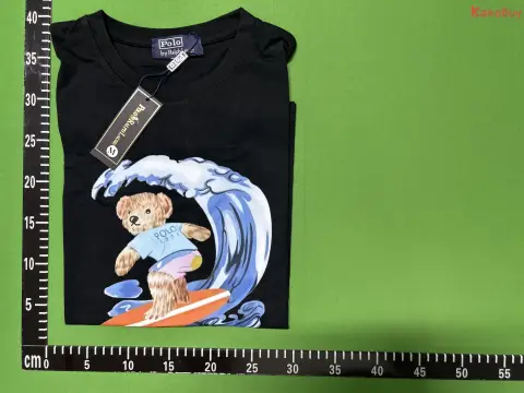 Ralph Lauren Polo Bear Gray T-Shirt -3