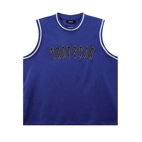 Trapstar Logo Blue Tank Top
