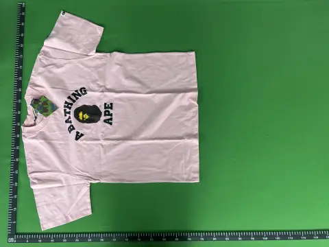 Bape College Logo Red T-Shirt -4