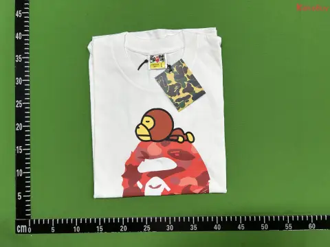 Bape College Logo White T-Shirt -2