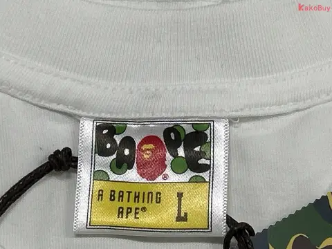 Bape College Logo White T-Shirt -3