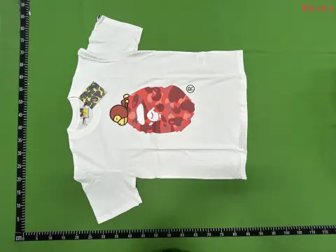 Bape College Logo White T-Shirt -4