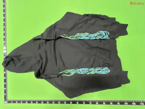 Chrome Hearts Graphic Black Zip Hoodie -3