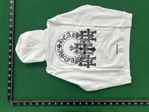 Chrome Hearts Graphic Mint Green Hoodie -4