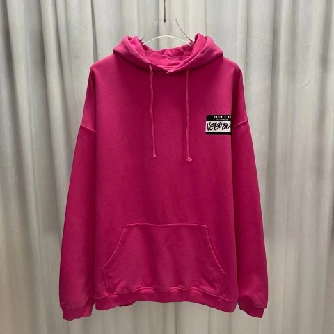 Stussy Logo Pink Hoodie