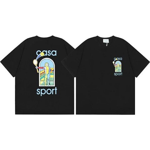 Casablanca Sport Logo Black T-