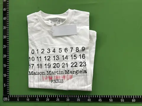 Maison Margiela Number Grid Black T-Shirt 3