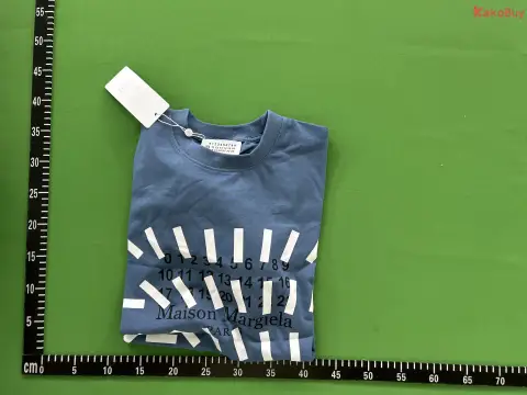 Maison Margiela Number Grid Black T-Shirt 2
