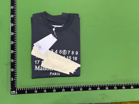 Maison Margiela Number Grid Black T-Shirt 5