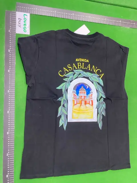 Casablanca Artwork Black T-Shirt -2