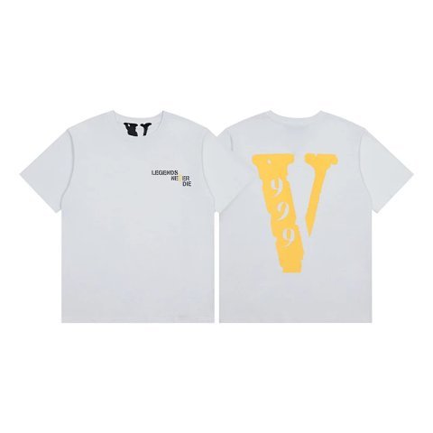 Louis Vuitton V Logo White T-S