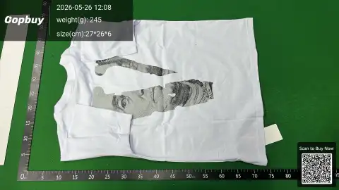 Louis Vuitton V Logo White T-Shirt -2