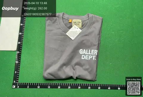 Gallery Dept Logo White T-Shirt 2