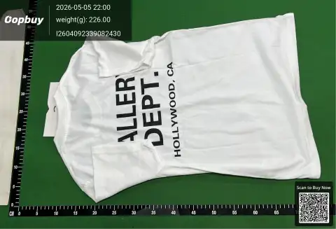 Gallery Dept Logo White T-Shirt 3