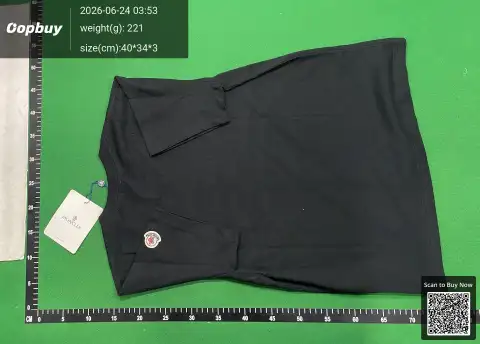 Moncler Logo Black T-Shirt -3