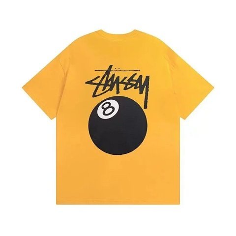 Stussy 8 Ball Yellow T-Shirt