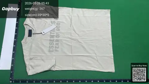 Essentials Fear of God Yellow T-Shirt -3