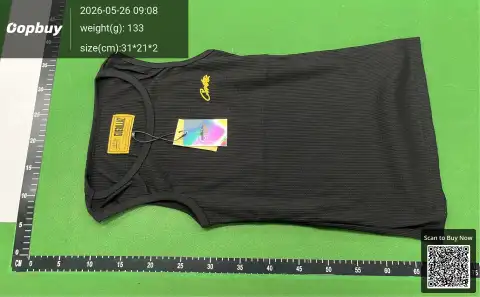Corteiz Trim Black Tank Top 5