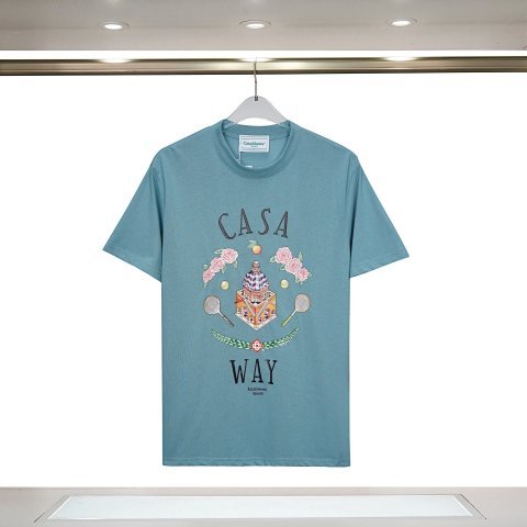 Casablanca Graphic Blue T-Shir