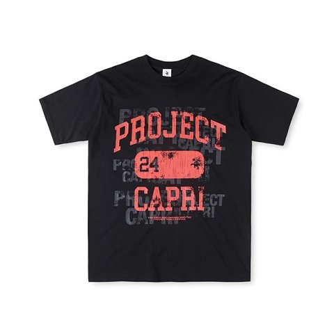 Project Capri Graphic Black T-