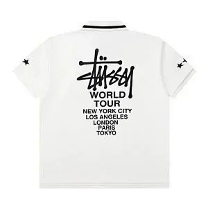 Stussy World Tour White T-Shir