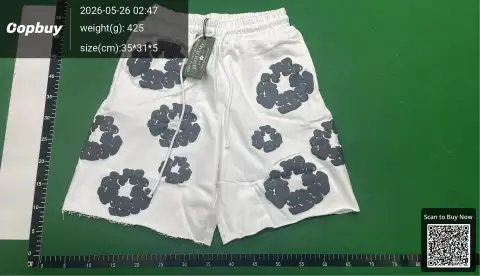 Denim Tears Floral Orange T-Shirt and Shorts Set -5