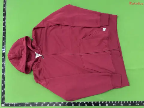 Burgundy Oversized Zip-Up Hoodie -2